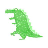 cartoon dinosaur N206