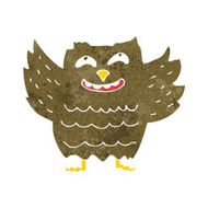cartoon happy owl N9