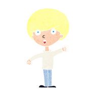 cartoon shocked boy N35