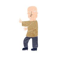 cartoon tough man N22