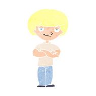 cartoon smug looking man N9