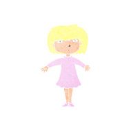 cartoon surprised woman N272