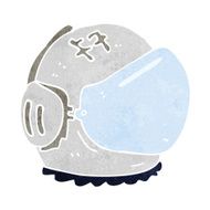 cartoon astronaut helmet N54