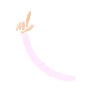 cartoon pointing arm N30