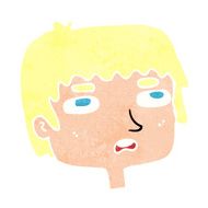 cartoon unhappy face N21