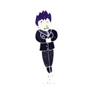 cartoon floating vampire N11