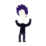 cartoon vampire man N133