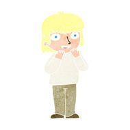 cartoon excited person N11