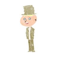 cartoon funny hobo man N11