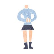 cartoon female body (add photos or mix and match cartoons) N278
