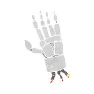 cartoon robot hand N11