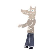 cartoon wolf man N60