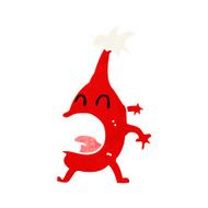 cartoon funny christmas creature N37