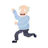 cartoon evil old man N19