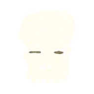 cartoon spooky skull N204