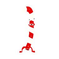 Cartoon Dancing Christmas Candy Cane N21