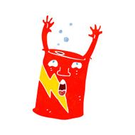cartoon soda can character N9