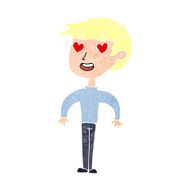 cartoon man in love N40