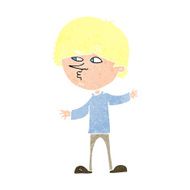 cartoon curious man N84
