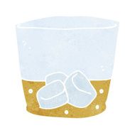 cartoon whiskey in glass N6