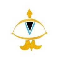 cartoon mystic eye symbol N25