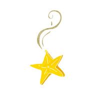 cartoon magic star necklace N12