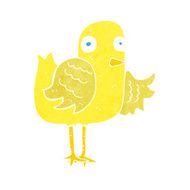 cartoon bird waving wing N12