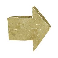 cartoon wooden arrow sign N8