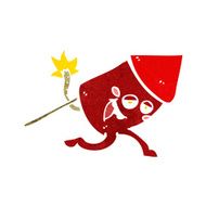 cartoon funny firework character N23