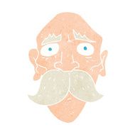 cartoon sad old man N21