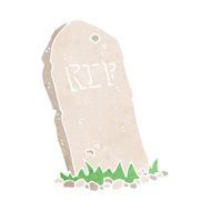 cartoon spooky grave N69