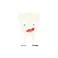 cartoon happy tooth N51