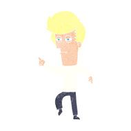cartoon man accusing N24