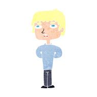 cartoon unhappy man N20