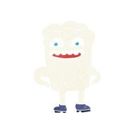 cartoon happy tooth N52