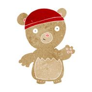 cartoon teddy bear wearing hat N2