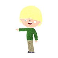 Cartoon Man Pointing N242