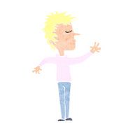 cartoon dismissive man N11