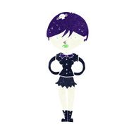 cartoon pretty vampire girl N34