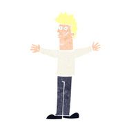 cartoon happy man N561