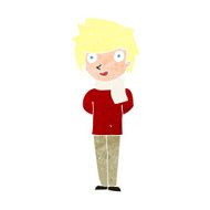 cartoon friendly man N33