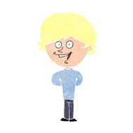 cartoon happy boy N293