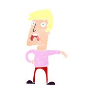 cartoon complaining man N12