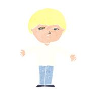 cartoon annoyed man N96