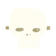 cartoon spooky skull mask N23