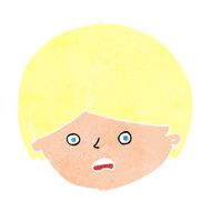 cartoon unhappy boy N69