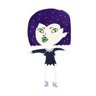 Cartoon Vampire Girl N281