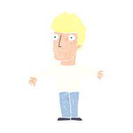 cartoon confused man N69