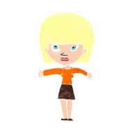 cartoon woman giving thumbs up symbol N77