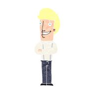 cartoon proud man N35
